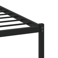 Bedframe met hoofdbord zonder matras bruin eiken 100x190 cm - thumbnail