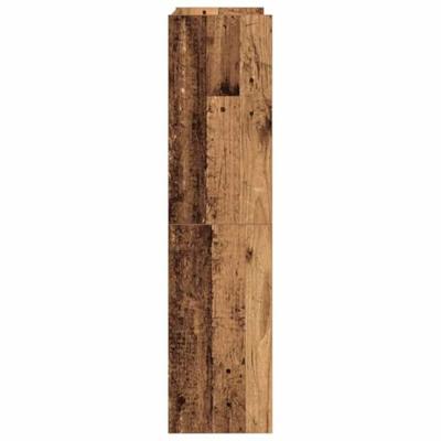 VidaXL Schoenenrek 60x25x100 cm bewerkt hout oud houtkleurig