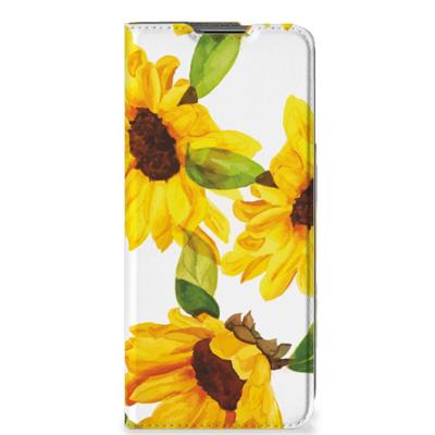Smart Cover voor OnePlus Nord CE 2 5G Zonnebloemen Smart Cover voor OnePlus Nord CE 2 5G Zonnebloemen