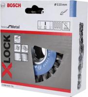 Bosch Accessories Schijfborstel Heavy for Metal X-LOCK, getordeerd, 115 mm, 0,5 mm, 12 mm Bosch Power Tools 2608620731 1 stuk(s) - thumbnail
