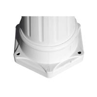 VidaXL Tuinlantaarn kingston 3-arms 215 cm wit - thumbnail