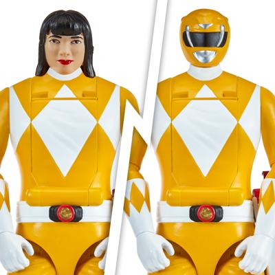 Mighty Morphin Power Rangers actiefiguur Gele Ranger