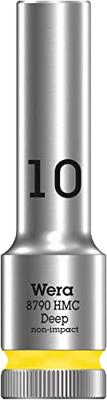 Wera 8790 HMC Deep Hand- en Machinedop met 1/2"-aandrijving, 10 x 83 mm - 05004550001