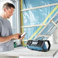 Bosch Blauw GPB 18 V-2 SC Bouwradio 18V | (ontvangst via DAB+, Bluetooth, FM en AUX) | Zonder accu&apos;s & lader - 06014A3100 - thumbnail