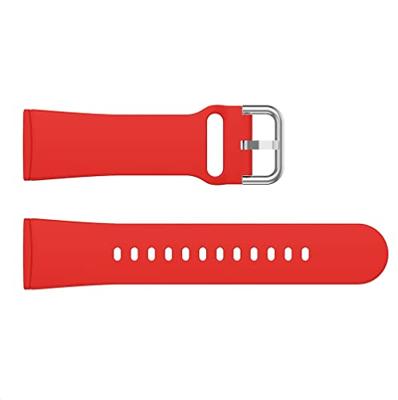 Fitbit Versa 3 & 4 / Sense 1 & 2 - Siliconen bandje - Rood