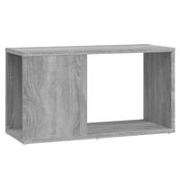 Tv-meubel 60x24x32 cm bewerkt hout grijs sonoma eikenkleurig - thumbnail