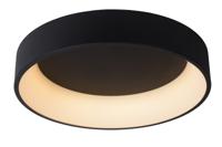 Lucide TALOWE LED - Plafonnière - Ø 60 cm - LED Dimb. - 1x42W 3000K - Zwart - thumbnail