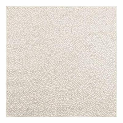 VidaXL Vloerkleed zizur room binnen en buiten 120x120 cm jute look - thumbnail
