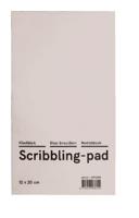 Kladblok qbasic 12x20cm 150vel 45gr | 10 stuks - thumbnail