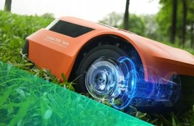 Robotmaaier EZVIZ RM600 maaimachine oranje