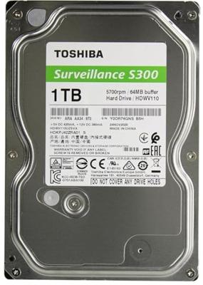 Toshiba S300 Surveillance 3.5 1000 GB SATA III