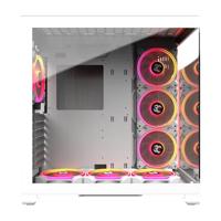 Mred - PC Gamer ATX - White RGB Crystal Sea - thumbnail