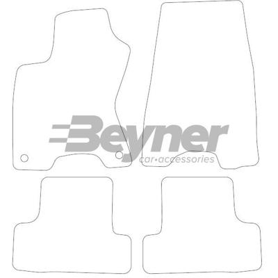 Automatten passend voor Nissan X-Trail T31 2007- 4-delig BL1549654