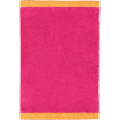 Cawö Cawo Lifestyle Splash Doubleface 7071 Gastendoekje 30x50 pink/mandarine