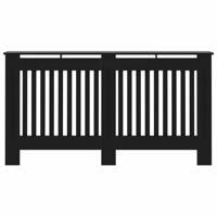 Radiatorombouw 152x19x81 cm MDF zwart - thumbnail