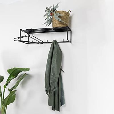 Kapstok Meadow Zwart 5-haaks