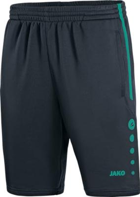 JAKO 8595 Trainingsshort Active - Zwart/Fluogeel - 3XL