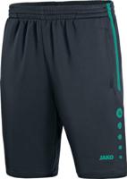 JAKO 8595 Trainingsshort Active - Zwart/Fluogeel - 3XL - thumbnail