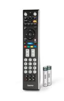 Hama Universele afstandsbediening voor LG TV's (infrarood, leerbaar, lichtgevende toetsen, slimme knop, Easy Mode functie, ergonomische hoofdtoetsen, 10 m bereik) zwart - thumbnail