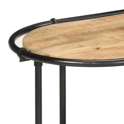 Tv-meubel 100x42x40 cm massief ruw mangohout