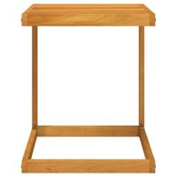 Bijzettafel C-vormig 42x40x50 cm massief acaciahout - thumbnail