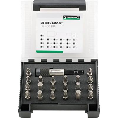 Stahlwille 1204/21-1 BIT-SET IN KUNSTSTOFFBOX 96080121 Bitset