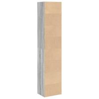 Boekenkast 40x30x189 cm bewerkt hout grijs sonoma eikenkleurig - thumbnail