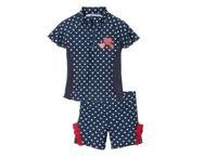 Playshoes tweedelige zwemsuit Hartjes Marine-110-116 - thumbnail