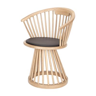 Tom Dixon Fan eetkamerstoel naturel