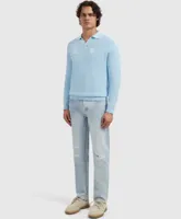 Pure Path Own The Journey Knitwear Polo Sweater Heren Lichtblauw - Maat L - Kleur: Lichtblauw | Soccerfanshop - thumbnail