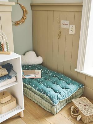 Vloermat twee materialen HYGGE groen, bedrukt Vloermat twee materialen HYGGE groen, bedrukt