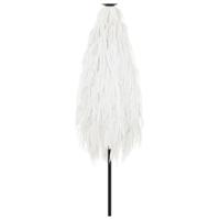 Parasol met stalen paal 223x223x213 cm wit - thumbnail