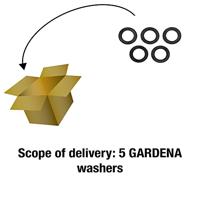 Gardena Set rubberringen | 5 stuks - 5300-20 - 5300-20 - thumbnail