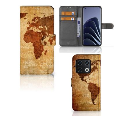 OnePlus 10 Pro | Flip Cover | Wereldkaart