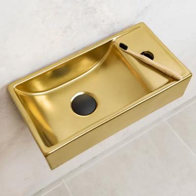 Fontein Rechts AquaSplash Oro 40x22 cm Mat Goud Aquasplash