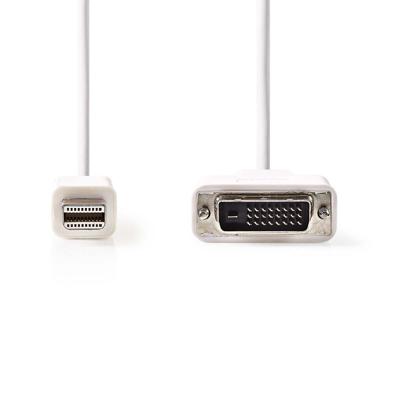 Nedis CCGP37700WT20 Mini-displayport - Dvi-kabel Mini-displayport Male - Dvi-d 24+1-pins Male 2,0 M Wit