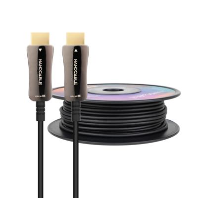 HDMI-Kabel NANOCABLE 10.15.2150 8k ultra hd 48 gbit/s 50 m Zwart