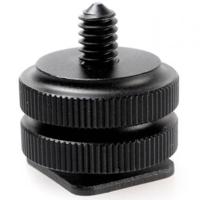 Caruba hotshoe adapter universeel - 1/4" male schroefdraad - thumbnail