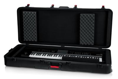 Gator Cases GTSA-KEY76D TSA keyboardkoffer voor 76-toetsen, diep, 130 x 51 x 20 cm Gator Cases GTSA-KEY76D TSA keyboardkoffer voor 76-toetsen, diep, 130 x 51 x 20 cm