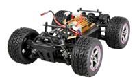Amewi Blauw, Oranje Brushed 1:20 RC modelauto voor beginners Elektro Monstertruck 4WD RTR Met lichteffect - thumbnail