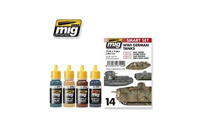 MIG Verf Set - WWI German Tanks