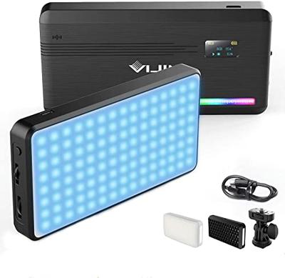 VIJIM RGB Multi Color LED-videolamp VL196 - thumbnail