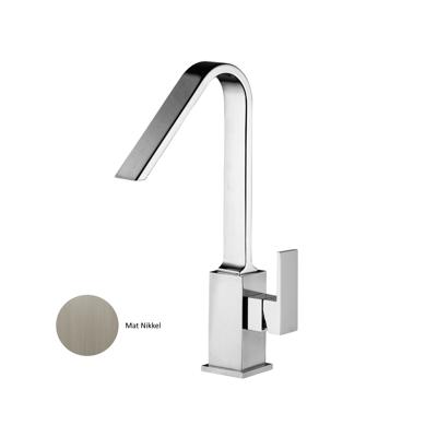 Wastafelkraan Sanimex Giulini Hoge Uitloop Zonder Pop-Up Mat Nikkel Sanimex Wastafelkraan Sanimex Giulini Hoge Uitloop Zonder Pop-Up Mat Nikkel Sanimex