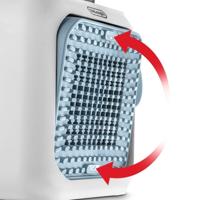 Delonghi HFX10B03.LB Keramische Ventilatorkachel 360W Blauw/Wit - thumbnail