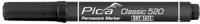 Pica 520/46 Permanent Marker rond zwart blister - PI52046SB - thumbnail