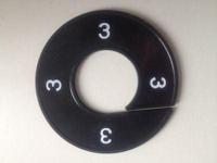 Maatring zwart/wit 3 - thumbnail