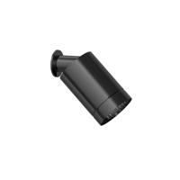 Hoofddouche Hotbath Cobber Beam 3 Standen Met Muurbevestiging Gepolijst Zwart PVD - thumbnail