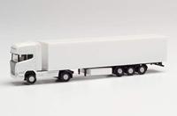 Herpa 013802 N Scania R TL trekker-opleggercombinatie met gesloten trailer - minikit - thumbnail