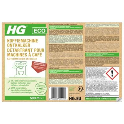HG ECO Koffiemachine Ontkalker 500 ml - thumbnail