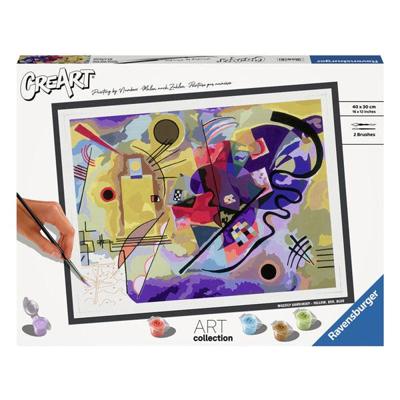 Ravensburger creart serie B art collection yellow, red, blue Kandinsky